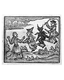 Woodcut Witch Patch-Cat Coven-Strange Ways