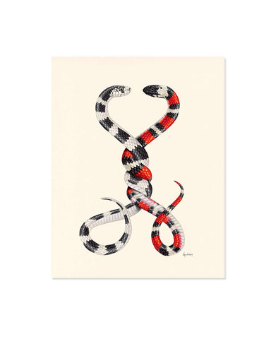 Always And Forever Snakes Art Print (8" x 10")