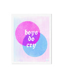 Boys Do Cry Risograph Art Print (8" x 10")-Ash + Chess-Strange Ways