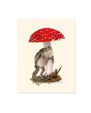 Embrace This Place Frog & Mushroom Art Print (8" x 10")-Ryan Berkley Illustration-Strange Ways