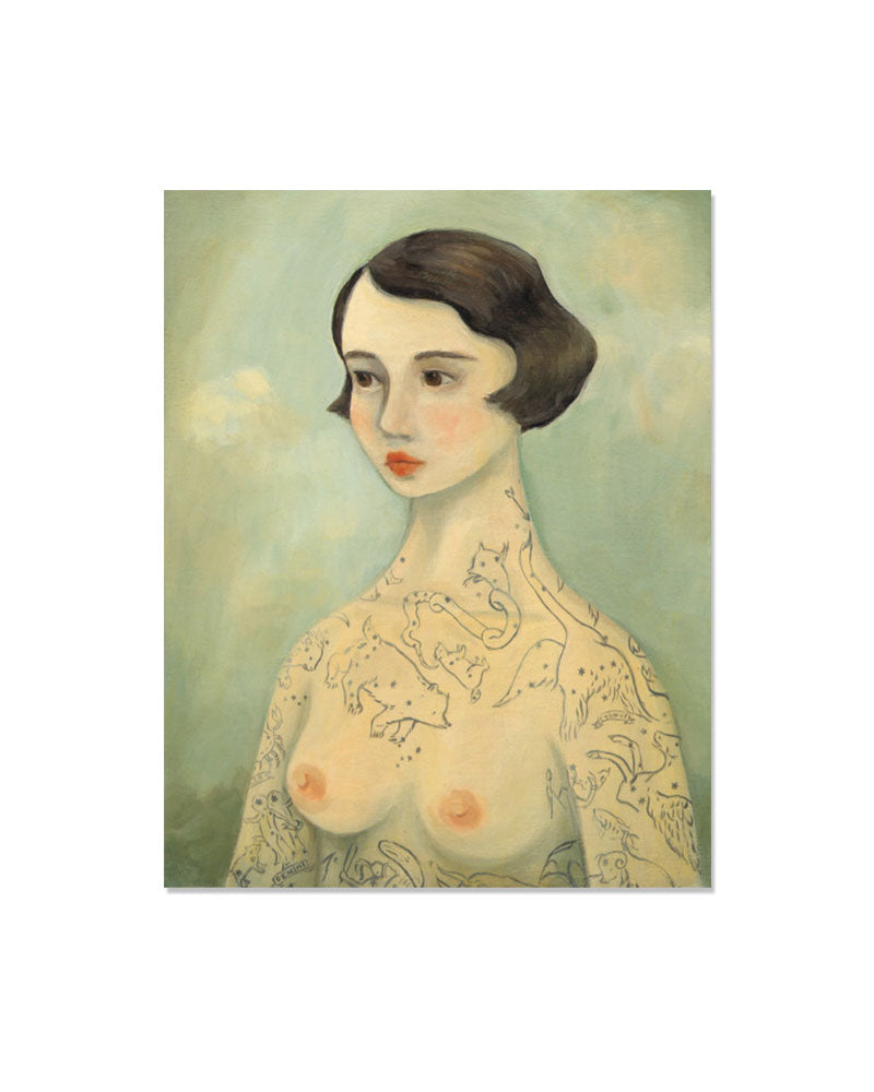 Stars Of The Northern Sky (Female) Art Print (8" x 10")-Emily Winfield Martin-Strange Ways