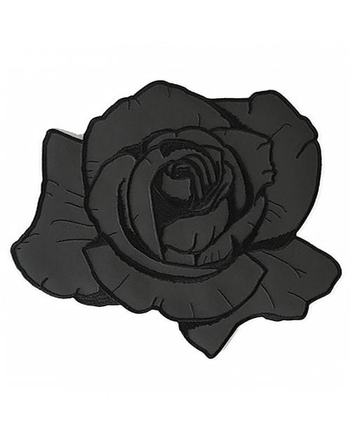 Reflective Black Rose Large Back Patch-Inner Decay-Strange Ways