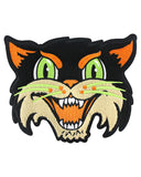 Halloween Cat Large Chenille Back Patch-BxE Buttons X Staciamade-Strange Ways