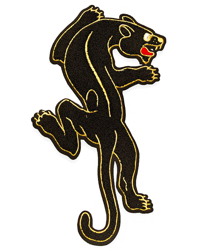 Black Panther Large Chenille Back Patch-No Fun Press-Strange Ways
