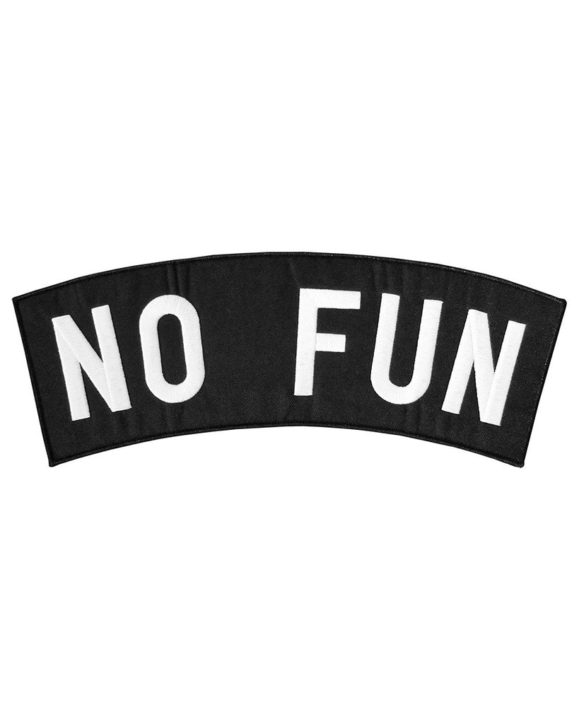 No Fun® Large Back Patch-No Fun Press-Strange Ways