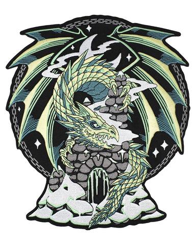 Frost Dragon Large Back Patch