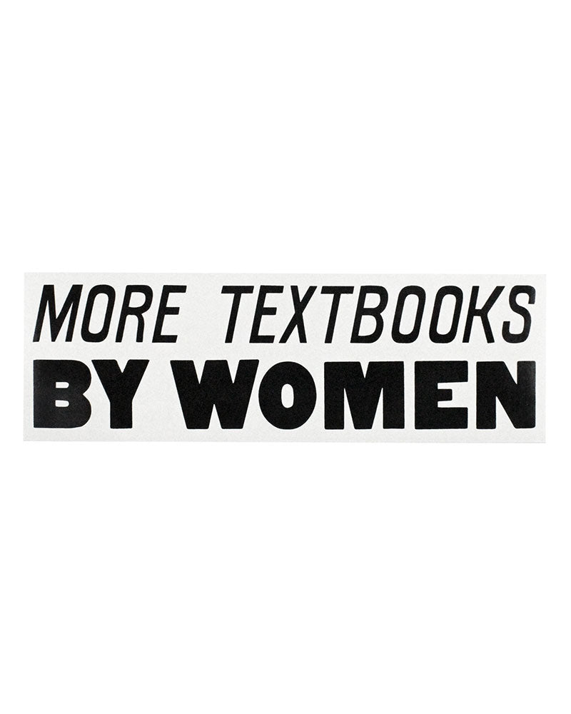 More Textbooks By Women Bumper Sticker-Nicole Lavelle-Strange Ways