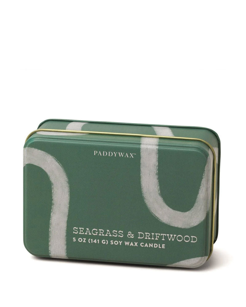 Seagrass & Driftwood Candle Tin (5oz)-Paddywax-Strange Ways