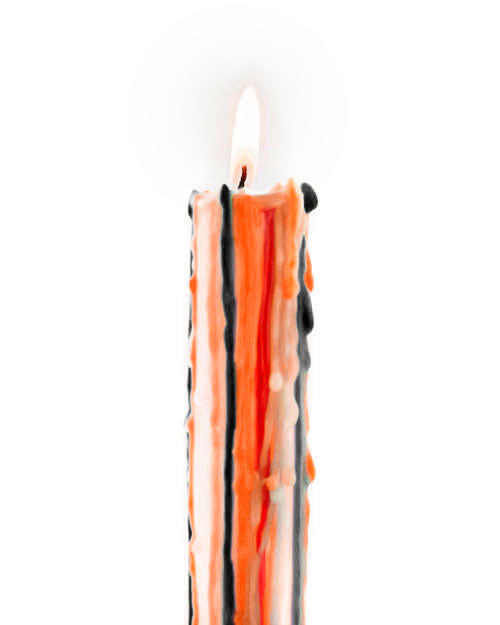 Halloween Multi-Color Drip Candles (Pair of 2)-General Wax & Candle Company-Strange Ways