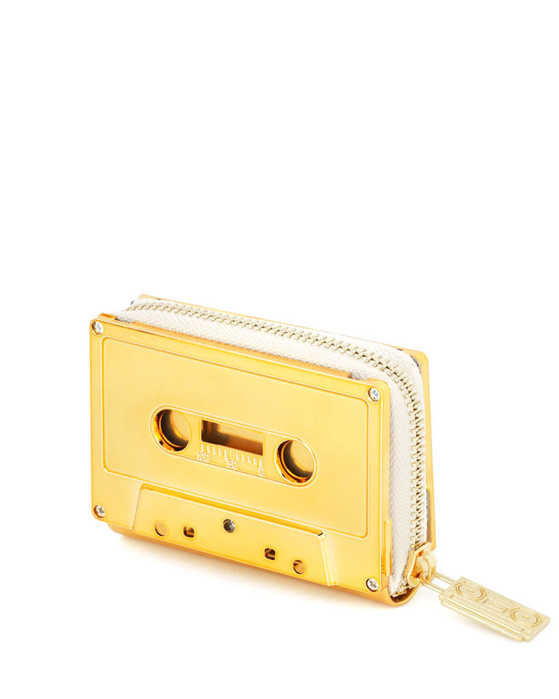 Cassette Tape Wallet - Gold Chrome-Fydelity Bags-Strange Ways