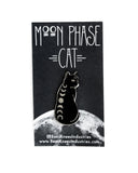 Moon Phases Sitting Cat Pin-Bee's Knees Industries-Strange Ways