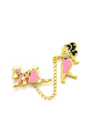 Poodle Girl Chained Pin Set-Bobby Pins Co.-Strange Ways