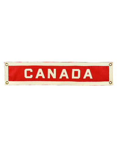 Canada Championship Handstitched Felt Banner
