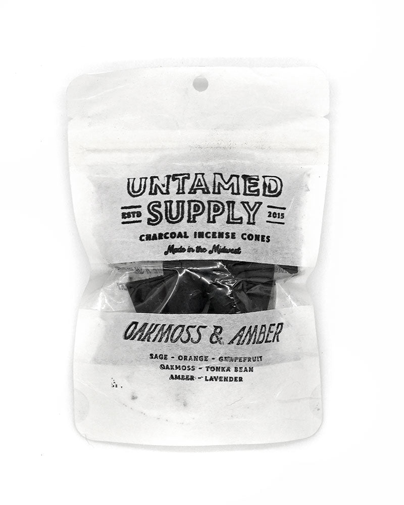 Oakmoss & Amber Incense Cones (10ct)-Untamed Supply-Strange Ways