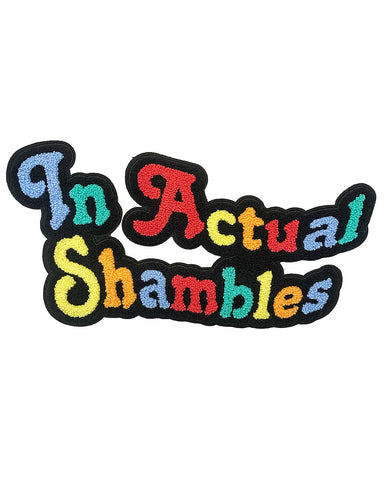In Actual Shambles Large Chenille Back Patch