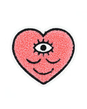 Third Eye Heart Chenille Patch-Wokeface-Strange Ways