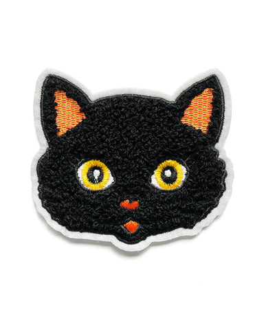 Black Cat Chenille Patch