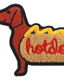 Wiener Hot Dog Chenille Patch-BxE Buttons X Staciamade-Strange Ways