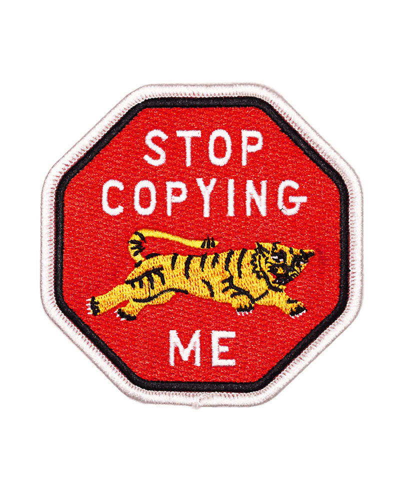 Stop Copying Me Tiger Patch-Oxford Pennant-Strange Ways