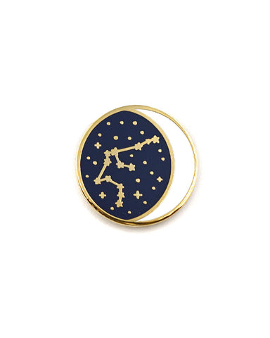 Aquarius Zodiac Constellation Pin