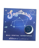 Sagittarius Zodiac Constellation Pin-Wildflower + Co.-Strange Ways