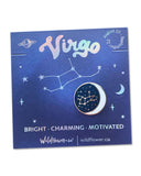 Virgo Zodiac Constellation Pin-Wildflower + Co.-Strange Ways
