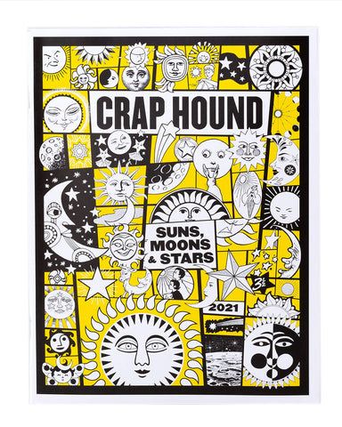 Crap Hound Art Zine - Suns, Moons, & Stars