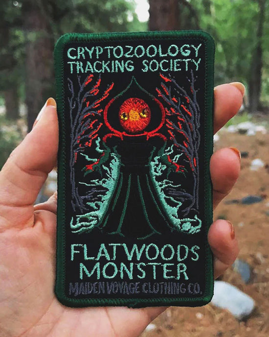 Cryptid Research Patch Flatwoods Monster Cryptozoology Patch