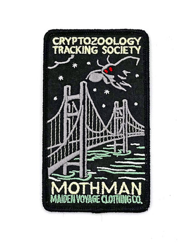 Mothman Cryptozoology Patch