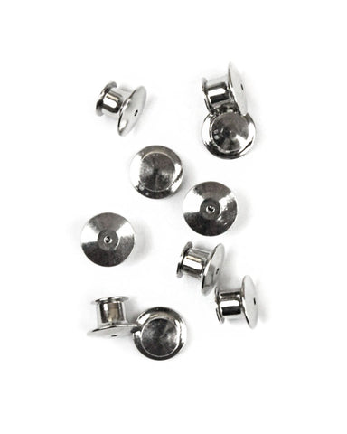 Extra Deluxe Metal Pin Backs (Set of 10)