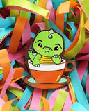 Green Tea Rex Pin-LuxCups Creative-Strange Ways