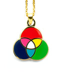 RGB & CMYK Double-Sided Necklace-Yellow Owl Workshop-Strange Ways
