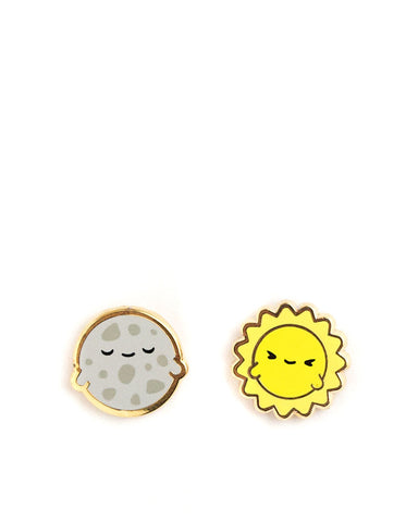 Luna + Sol (Moon + Sun) Earrings