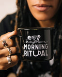 Morning Ritual Enamel Coffee Mug-Pyknic-Strange Ways