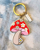 Daisy Mushroom Keychain-Wildflower + Co.-Strange Ways