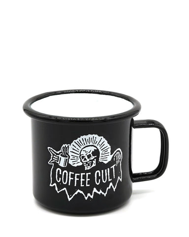Coffee Cult Enamel Coffee Mug