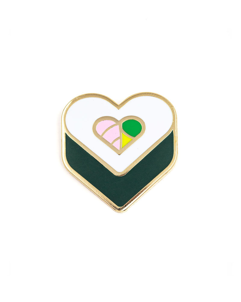 Sushi Heart Pin-These Are Things-Strange Ways