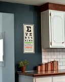 Everything Is Going To Be Alright Eye Chart Felt Flag Banner-Oxford Pennant-Strange Ways