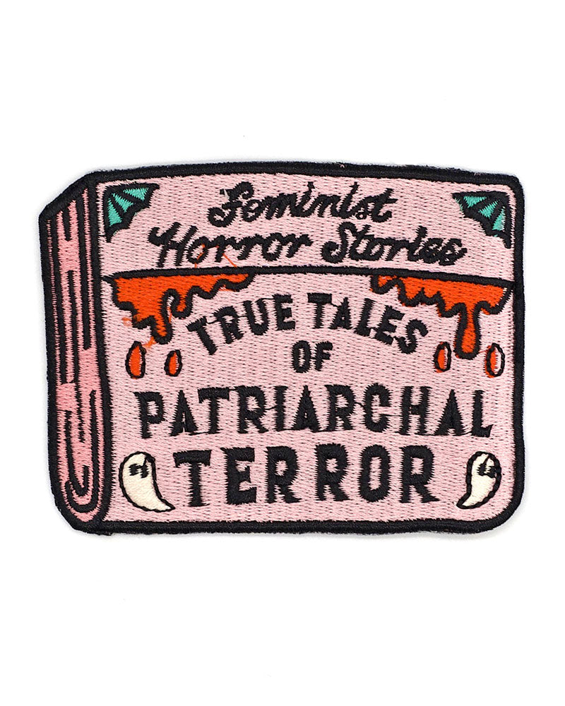 Feminist Horror Stories: Patriarchal Terror Patch-Punky Pins-Strange Ways