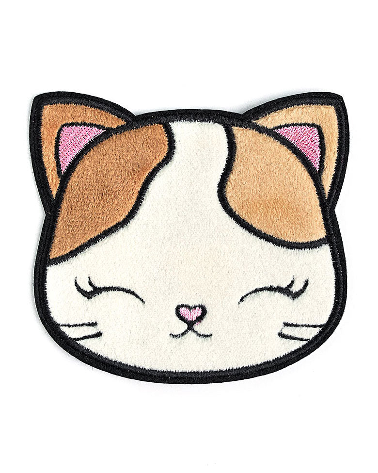 Happy Kitten Fuzzy Sticky Patch-LuxCups Creative-Strange Ways