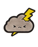 Grumble Cloud Fuzzy Sticky Patch-LuxCups Creative-Strange Ways