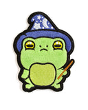 Wizard Frog Fuzzy Sticky Patch-LuxCups Creative-Strange Ways