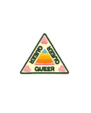 Queer Triangle Small Patch-Ash + Chess-Strange Ways