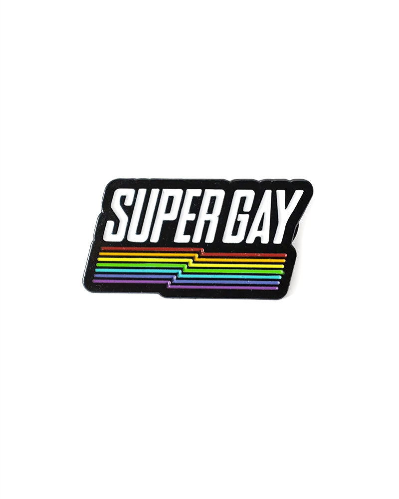 Super Gay Pin-Bianca Designs-Strange Ways