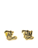 He / Him Gender Pronoun Earrings (Fundraiser)-Dissent Pins-Strange Ways