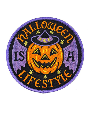 Halloween Is A Lifestyle Large Patch