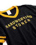 Hardworking Stoner Retro V-Neck Unisex Shirt-Philomena + Ruth-Strange Ways