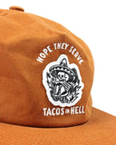 Hope They Serve Tacos In Hell Dad Hat-Pyknic-Strange Ways