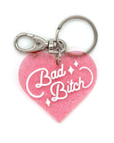 Bad Bitch Heart Keychain-A Shop Of Things-Strange Ways
