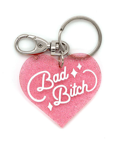 Bad Bitch Heart Keychain